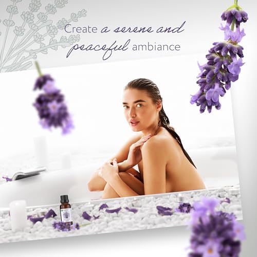 HBNO California Bottled Organic Lavender Essential Oil 1 fl oz (30ml) - USDA Certified Organic Lavender Oil for Skin, Perfect for Cleaning, Aromatherapy, DIY & Diffuser-VivaGrace Women