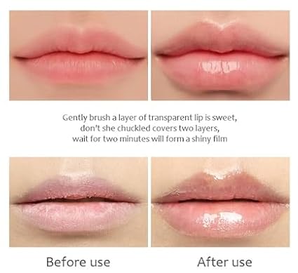Plumping Lip Gloss with Hydrating Formula, Lip Maximizer Effect, Long Lasting Moisturization, 5ml, clear-VivaGrace Women