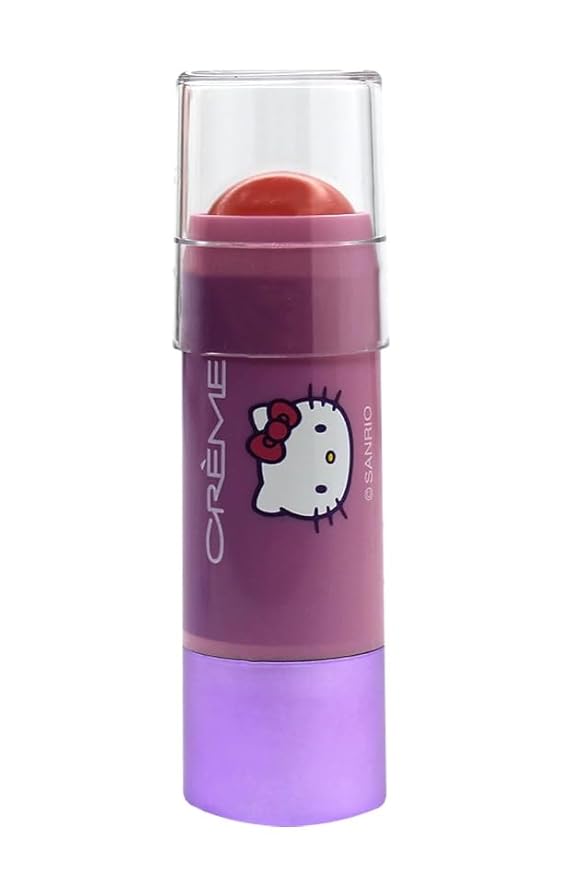 The Crème Shop X HELLO KITTY(PURPLE) 2-IN-1 LIP AND CHEEK TINTED STICK - PRETTY BOW, Pink-VivaGrace Women