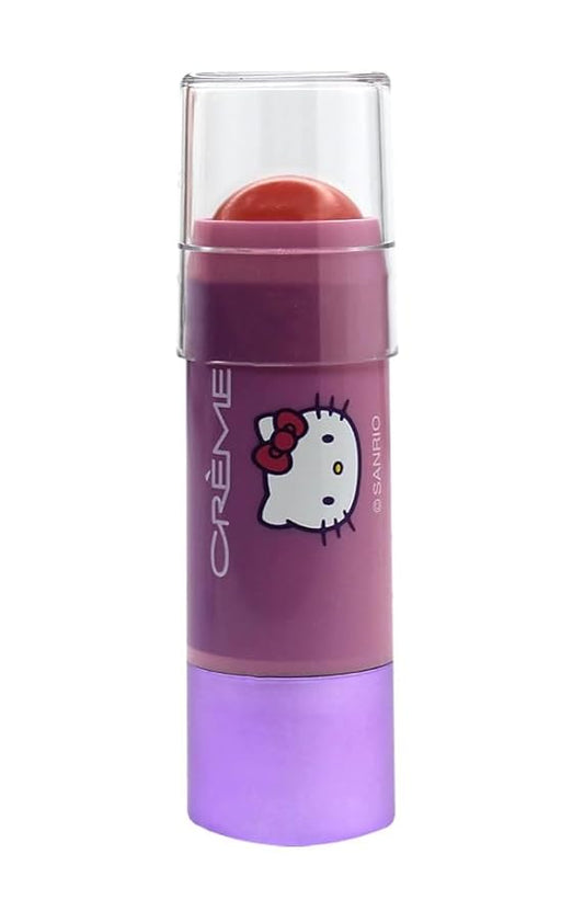 The Crème Shop X HELLO KITTY(PURPLE) 2-IN-1 LIP AND CHEEK TINTED STICK - PRETTY BOW, Pink-VivaGrace Women