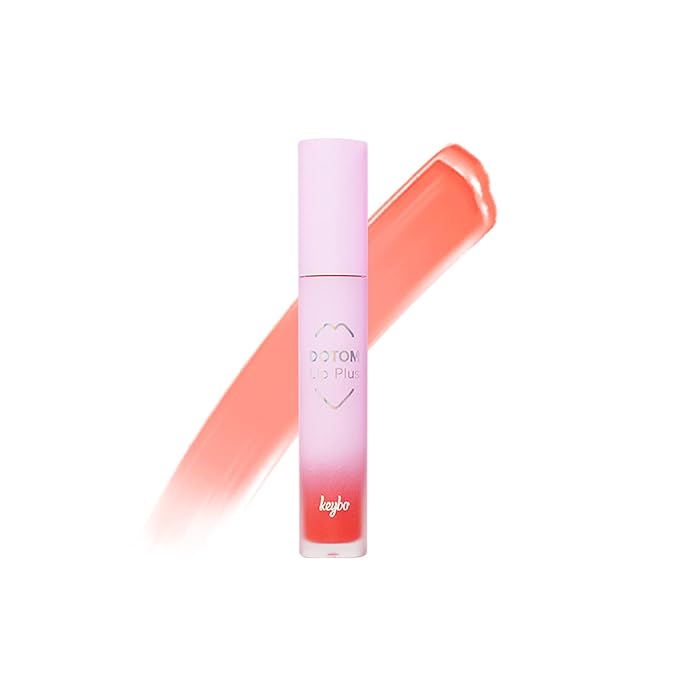 KEYBO Lip Plumper Dotom Lip Plus 16 Colors, 3 Steps Extreme Plumping Clear Lip Gloss by Essence Lip Care Oil & 16 Color Tints from Korean Makeup (33. GM-Grapefruit Tea)-VivaGrace Women