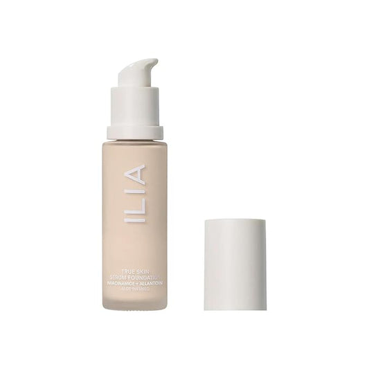 ILIA - True Skin Serum Foundation | Non-comedogenic, Cruelty-Free, Vegan, Weightless Feel, Buildable Coverage, Safe For Sensitive Skin (Mindoro SF.25)-VivaGrace Women