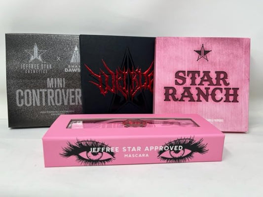 Jeffree Star Cosmetics Birthday Gift Box for Any Holiday Make Up Bundle Set - 4 pcs Bundle-VivaGrace Women