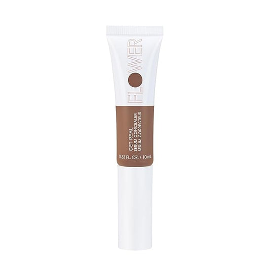 FLOWER BEAUTY By Drew Barrymore Get Real Serum Concealer - Brightens Skin + Blurs Blemishes - Hydrating Serum- Almond-VivaGrace Women