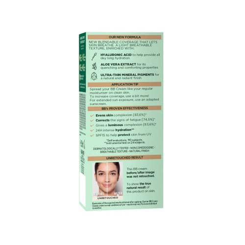 Garnier Miracle Skin Perfector BB Cream medium up to 24-hour hydration-VivaGrace Women