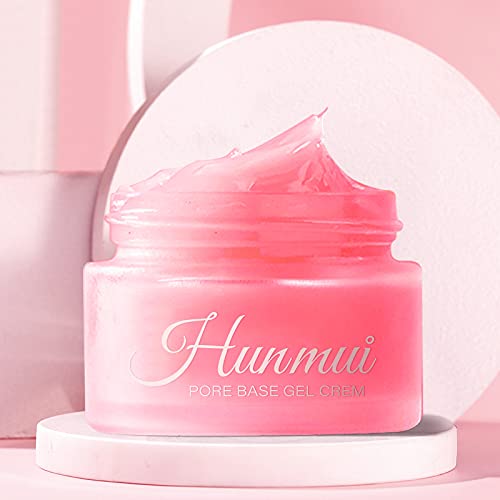 Hunmui Face Primer Pore Base Gel Cream，Magical Perfecting Base Face Primer Under Foundation Anti-Aging WrinklesShrink Pore Remove Fine LinesExfoliatingAnti-Oxidation.1Pcs-VivaGrace Women