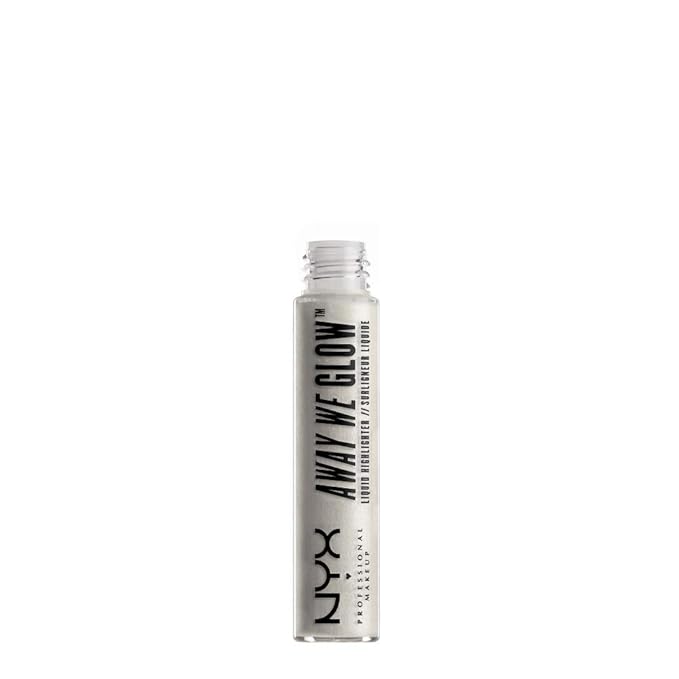 NYX Professional Makeup Away We Glow Liquid Highlighter, Liquid Prism, 0.22 Fluid Ounce-VivaGrace Women