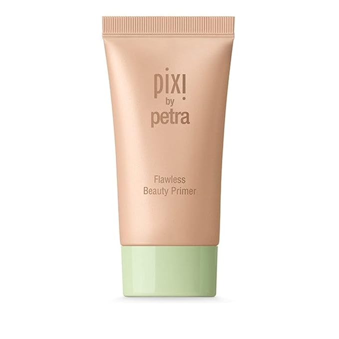 Pixi Flawless Beauty Primer 30ml | Makeup Primer For A Flawless Finish | Anti-Aging and Nourishing Makeup Base For A Glow From Within | 1 Fl Oz-VivaGrace Women