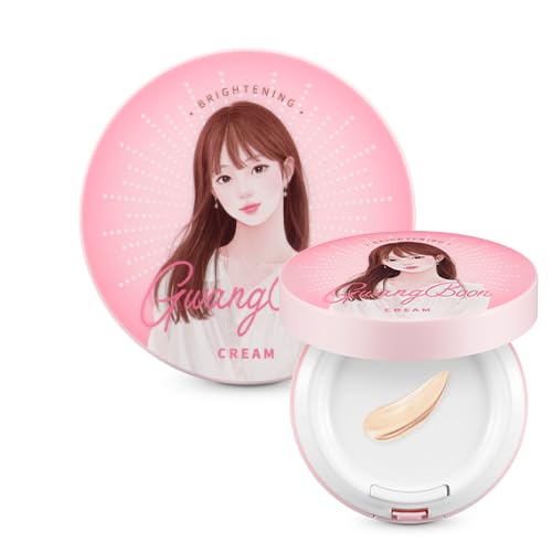 MIBA Ion Calcium Mineral BB Cushion 12g / 0.42 oz. Airless Cushion BB Cream, Moisturizing Finish.-VivaGrace Women