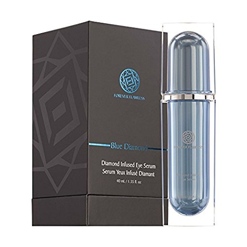 Forever Flawless Diamond Infused Eye Serum. Blue Diamond Eye Serum Formulated to Diminish Puffiness, Bags, Dark Circles, Wrinkles, and Fine-Lines around the Eyes.-VivaGrace Women