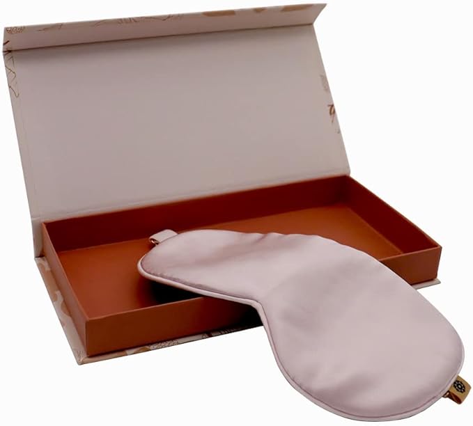 Silk Eye Mask for Sleeping (Rose Water)-VivaGrace Women
