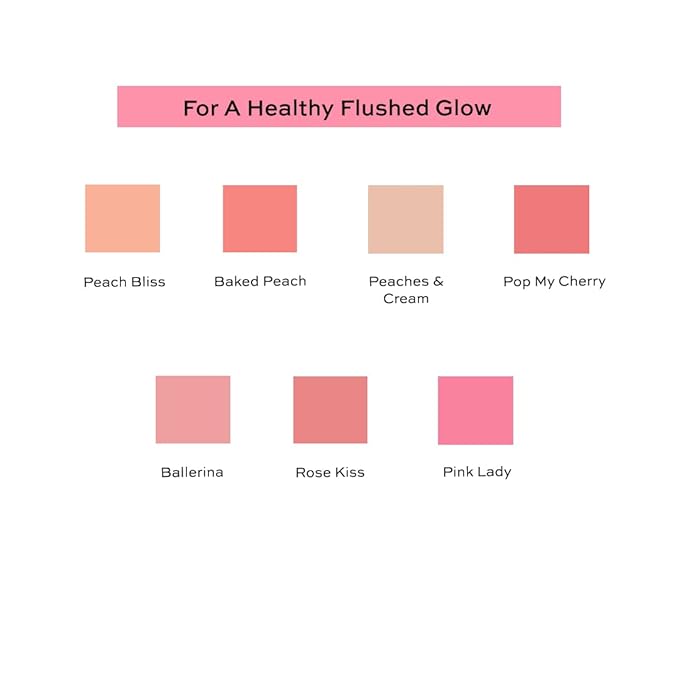 Revolution Beauty, Blusher Reloaded, Pressed Powder Face Blusher, Highly Pigmented & Long Lasting Formula, Rose Kiss, 0.26 Oz.-VivaGrace Women