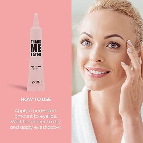 Elizabeth Mott Thank Me Later Face & Eye Primer – Long-Lasting Matte Makeup Base, Pore Minimizer, Oil & Shine Control, Wrinkle Blurring, Crease Prevention, Smooth Finish for All-Day Wear – 10g & 30g-VivaGrace Women