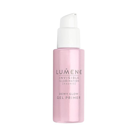 Lumene Dewy Glow Gel Primer - Invisible Illuminating Primer + Hydrating Gel for Radiant Glowing Skin - Lightweight Brightening Face Primer for Makeup + 24hr Visibly Smoother Skin (1oz)-VivaGrace Women