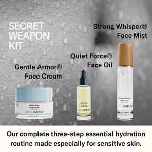 Day+West’s Secret Weapon Kit Skincare Gift Set | Three Sensitive Skin Essentials Including Hydrating Mist, Face + Neck Cream Moisturizer, Facial Oil | With Organic Prickly Pear, Calendula, Vitamin C-VivaGrace Women