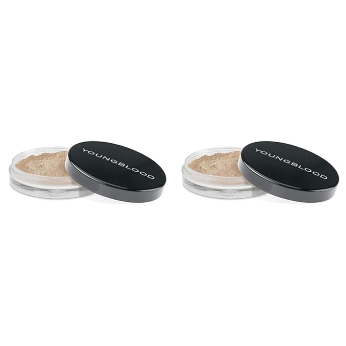 Youngblood Loose Mineral Foundation, Cool Beige | Loose Face Powder Foundation Mineral Illuminating Full Coverage Oil Control Matte Lasting | Vegan, Cruelty Free (Pack of 2)-VivaGrace Women