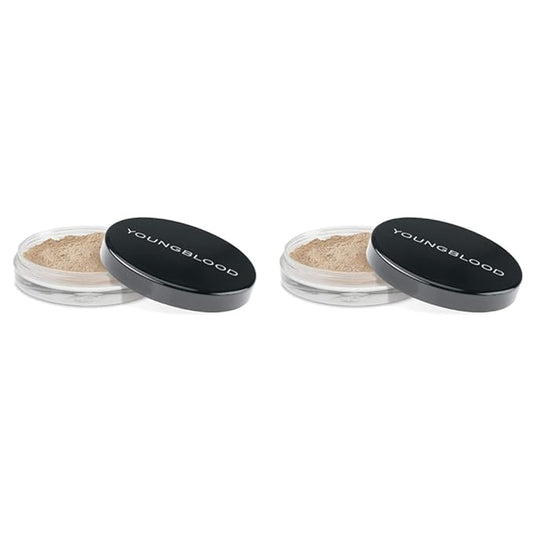 Youngblood Loose Mineral Foundation, Cool Beige | Loose Face Powder Foundation Mineral Illuminating Full Coverage Oil Control Matte Lasting | Vegan, Cruelty Free (Pack of 2)-VivaGrace Women
