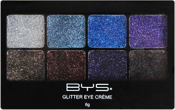 BYS Glitter Gel Makeup Palette 8 shades - Boogie Nights-VivaGrace Women