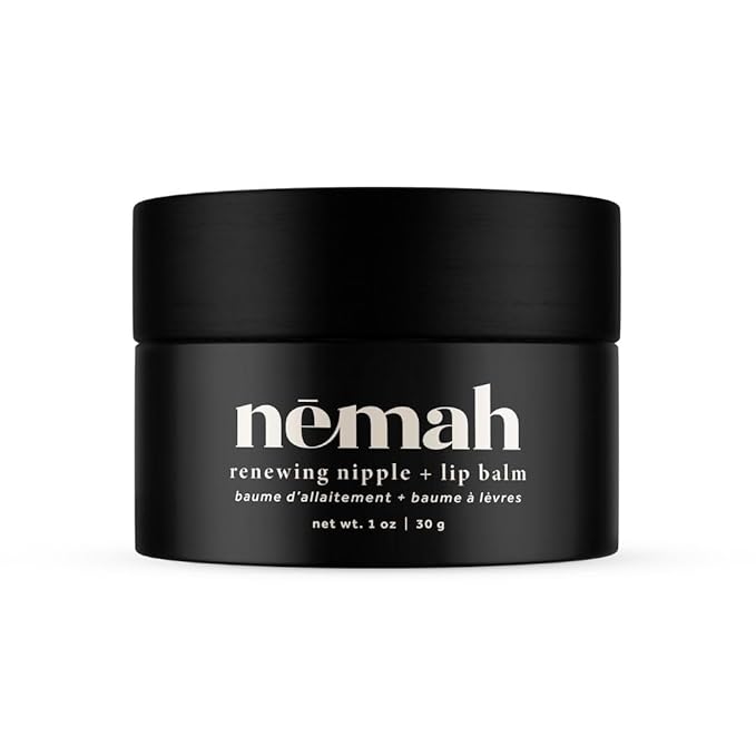 Nemah - Organic Nipple Butter, Nipple Cream for dry cracked nipples, Nourishing Nipple Balm for Breastfeeding, Non-Greasy Vegan Lip Balm with Calendula, Jojoba Oil, and Other Botanical Extracts, 30 g-VivaGrace Women