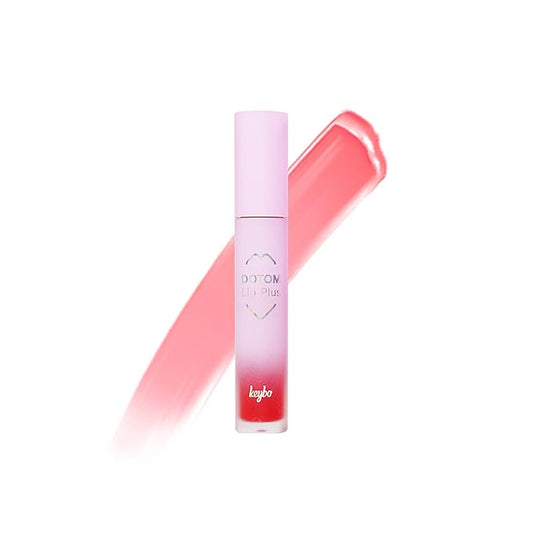 KEYBO Lip Plumper Dotom Lip Plus 16 Colors, 3 Steps Extreme Plumping Clear Lip Gloss by Essence Lip Care Oil & 16 Color Tints from Korean Makeup (32. GM-Cherry Ade)-VivaGrace Women