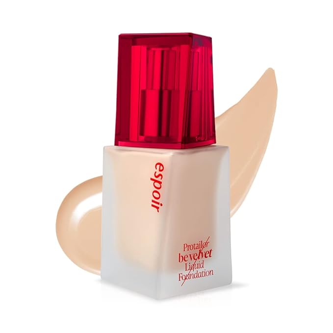 Espoir Pro Tailor Foundation Be Velvet SPF22 PA++ #5 Beige 1.01 fl oz | Powerful Lastingness Cover | Thin Coverage Improving Skin Texture | Velvety Formula without any Dry Feeling | Korean Makeup-VivaGrace Women