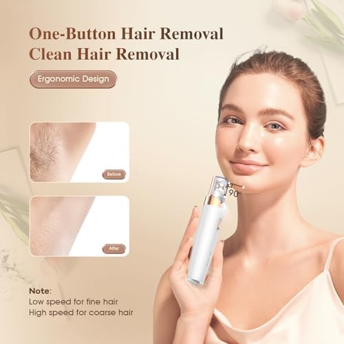 Epilator,2 in 1Epilator for Women Rechargeable,Womens Electric Shaver with LED Light,Hair Removal,Hair Removal for Women Legs/Face/Bikini/Arms,Smooth Epilator Trimmer Travel Kit Set,Simple to use-VivaGrace Women