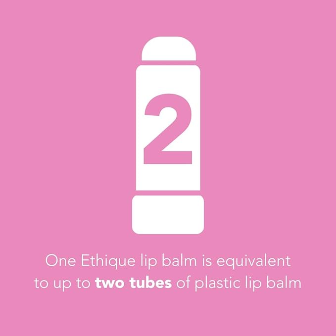 Ethique Nectar Unscented Lip Balm - Plastic-Free, Vegan, Cruelty-Free, Eco-Friendly, 0.32 oz (Pack of 1)-VivaGrace Women
