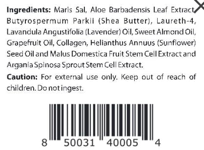 First Botany Body Scrub - Natural Exfoliating Salt Scrub & Body and Face Souffle helps with Moisturizing Skin, Acne, Cellulite, Dead Skin Scars, Wrinkles (10 fl oz, Lavender)-VivaGrace Women