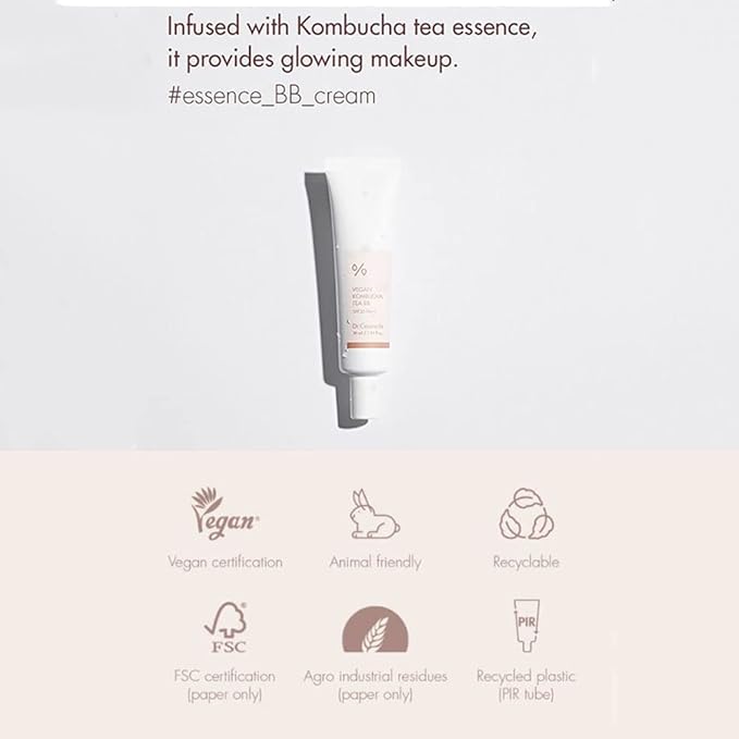 [Dr.Ceuracle] Vegan Kombucha Tea BB Cream 30ml SPF30 PA++-VivaGrace Women