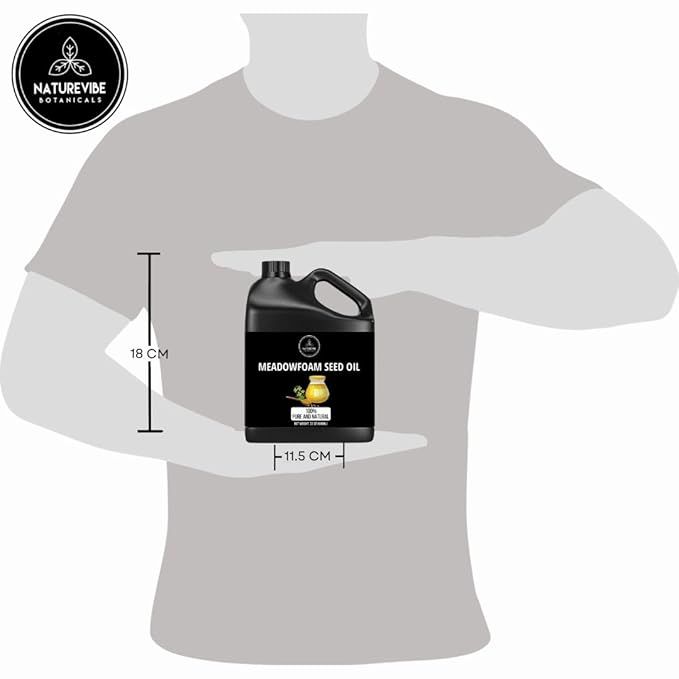 Naturevibe Botanicals Meadowfoam Oil 32 Ounces | 100% Pure and Natural | Great for Skin Care and Hair Care-VivaGrace Women