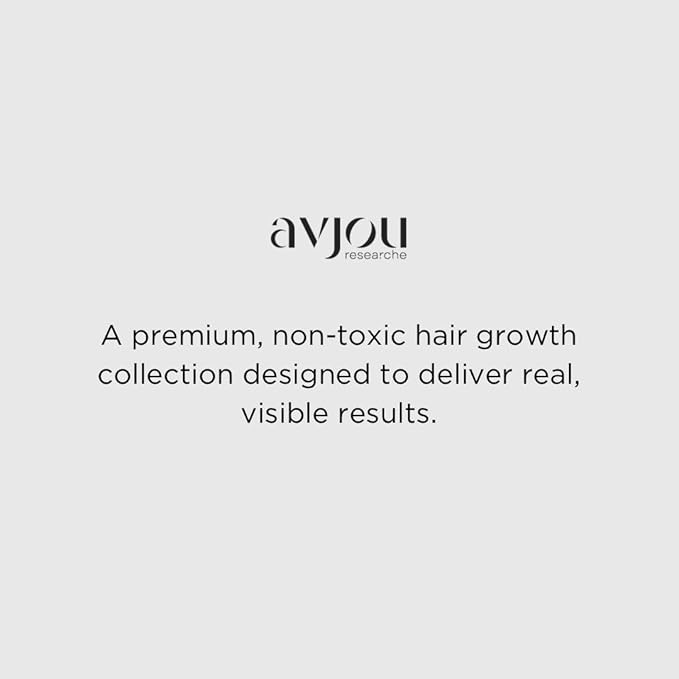 Avjou Researche™ Scalp Serum – Thicker, Fuller-Looking Hair + Targets Visible Signs of Premature Greying – 3 Patented Ingredients – Backed by Cosmetic Science – Oil-Free, All Hair Types, 1.7 oz-VivaGrace Women