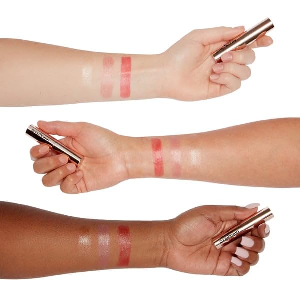 goop Beauty Lip Balm Trio | Clean Moisturizer for Chapped, Cracked & Dry Lips | Clear, Peony, & Tomato | Tinted for Sheer Color | Petroleum Free | 0.16 fl oz Each-VivaGrace Women