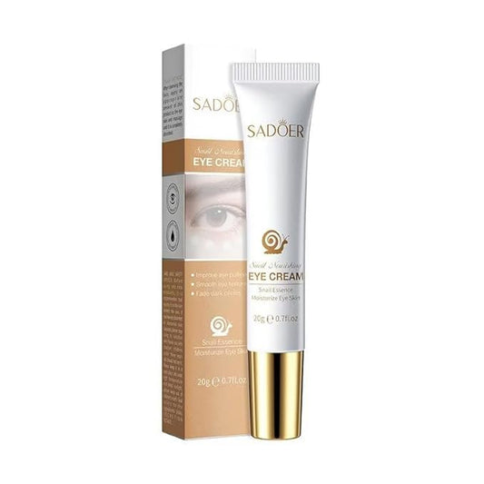 Snail Nourishing Eye Cream - Premium Formula, 20g - Bid Farewell to Dark Circles and Fine Lines and Welcome Elastic and Lustrous Eye Skin-VivaGrace Women