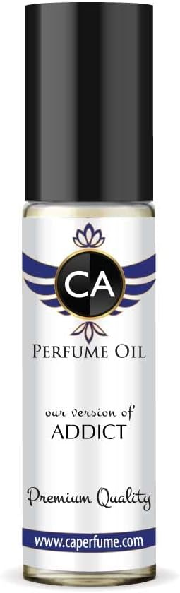 CA Perfume Impression of Addict for Women Replica Fragrance Body Oil Dupes Alcohol-Free Long Lasting Roll-On 0.3 Fl Oz/10ml-VivaGrace Women