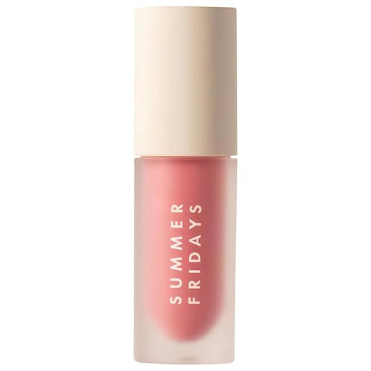 Summer Fridays Dream Lip Oil - Tinted Lip Oil with Moisturizing Sheer Coverage, High-Shine and Deep Hydration - Non-Sticky Formula for Long-Lasting Softness - Rose Bud (0.15 Oz)-VivaGrace Women