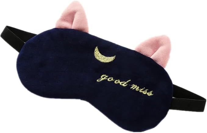 2PCS Eye Mask for Sleeping Cute Sailor Moon Natural Sleep Eye Mask Eyeshade Cover Shade Eye Patch Soft Portable Blindfold Travel Eyepatch for Girls Boys Women Men-VivaGrace Women
