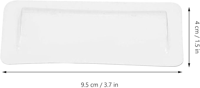 SEWACC 30pcs Clear Plastic Lip Balm Pouches Clear Lipstick Holder Money Card Holder Transparent Lip Balm Window Holder Plastic Domes for Lip Balm-VivaGrace Women