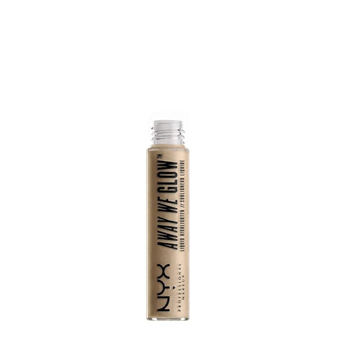 NYX Professional Makeup Away We Glow Liquid Highlighter, Daytime Halo, 0.22 Fluid Ounce-VivaGrace Women