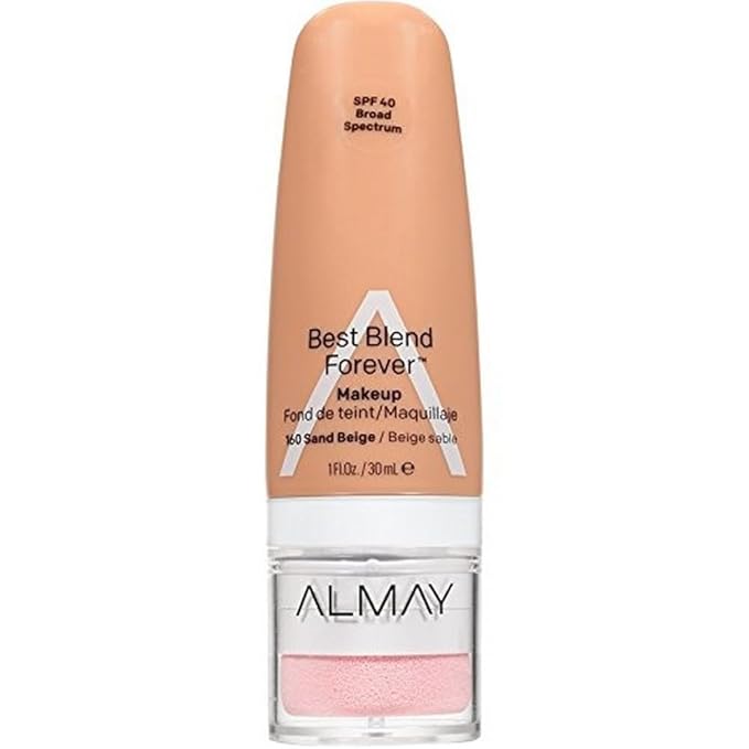 Almay Best Blend Forever Foundation, Sand Beige, 1 fl. oz., SPF 40 Broad Spectrum-VivaGrace Women