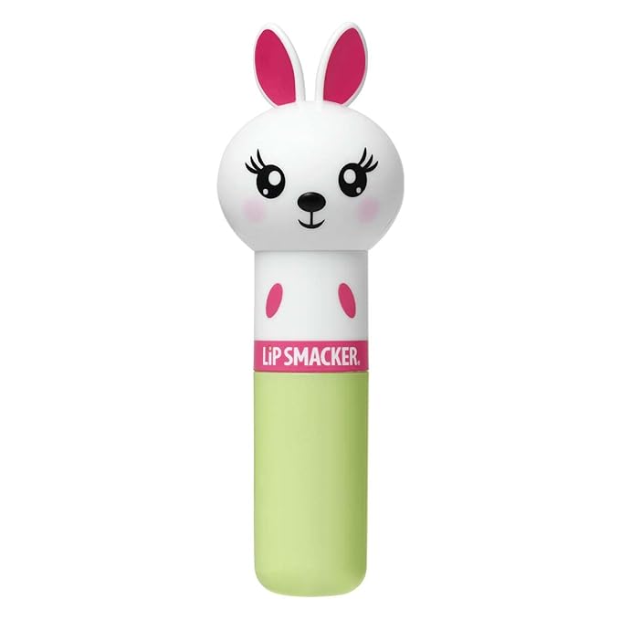 Lip Smacker Lippy Pals Bunny Rabbit, Flavored Moisturizing & Smoothing Soft Shine Lip Balm, Hydrating & Protecting Fun Tasty Flavors, Cruelty-Free & Vegan - Hoppy Carrot Cake-VivaGrace Women