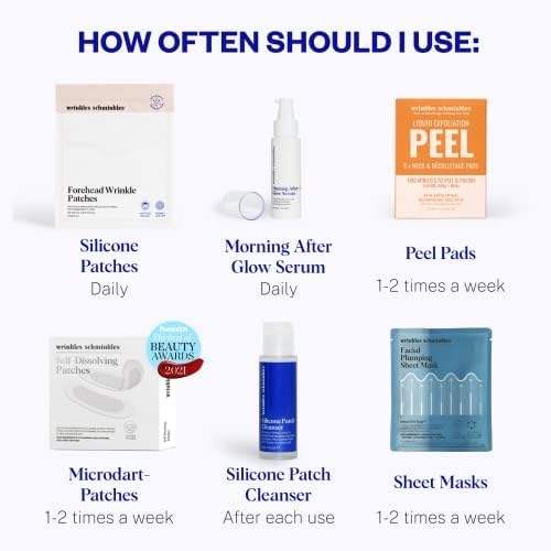 Wrinkles Schminkles Self-Dissolving Microdart Patch for Face - Target & Reduce Wrinkles, Ultimate Facial Hydration and Rejuvenation (4 pairs)-VivaGrace Women