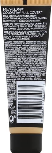 Revlon Liquid Foundation, ColorStay Face Makeup for Normal and Dry Skin, Longwear Full Coverage with Matte Finish, Oil Free, Natural Beige, 1.0 Fl Oz-VivaGrace Women