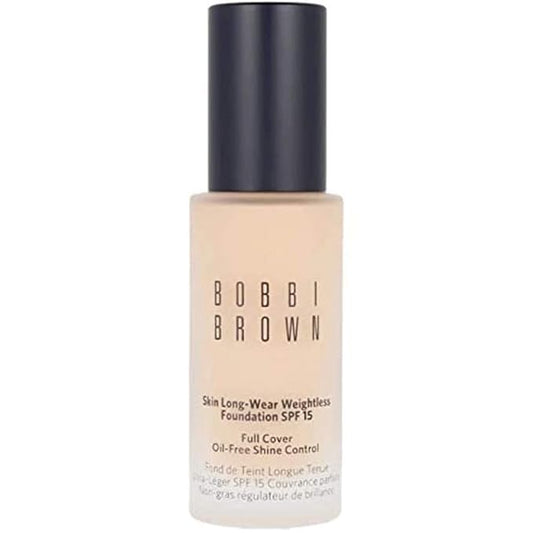 Bobbi Brown Skin Long-Wear Weightless Foundation SPF 15, No. 3 Beige, 1 Ounce-VivaGrace Women