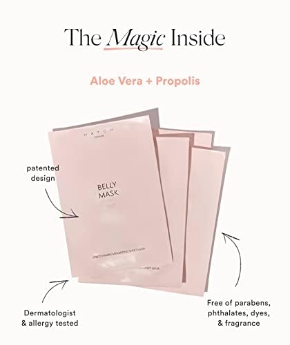 HATCH Belly Bestie Kit - Belly Oil, 4 Belly Masks, & Non-Toxic Belly Tattoos - Maternity Essentials - Belly-Centric Faves Perfect Maternity Gift-VivaGrace Women