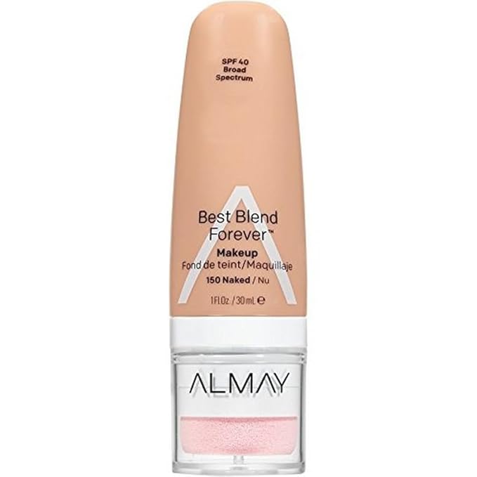 Almay Best Blend Forever Foundation, Naked, 1 fl. oz., SPF 40 Broad Spectrum-VivaGrace Women