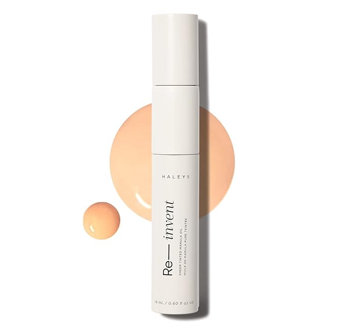 HALEYS Re-invent Sheer Tinted Marula Oil (Light/Medium Warm), Skin Tint, Tinted BB Moisturizer, Tinted Foundation, Face Oil, Hydrate Skin, Flexible Shades, Low to Med Coverage, For All Skin Types-VivaGrace Women