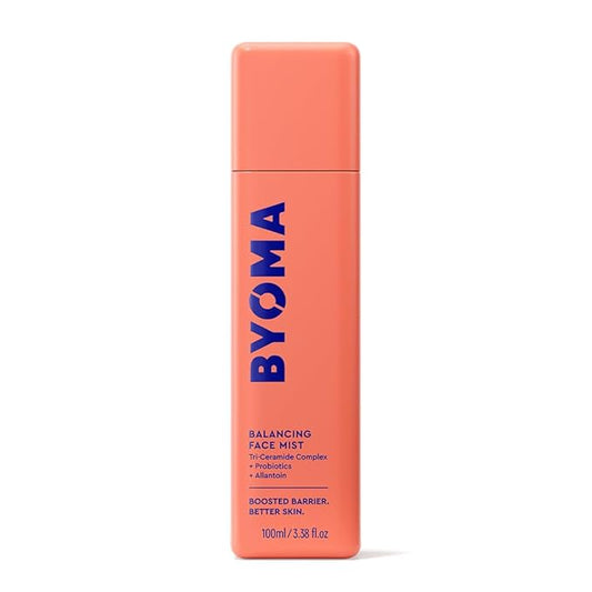 BYOMA Balancing Face Mist - pH Balanced Face Toner with Ceramides, Probiotics & Allantoin - Alcohol Free Toner Spray - Balance, Soothe & Refresh Throughout The Day - 3.38 fl. oz-VivaGrace Women