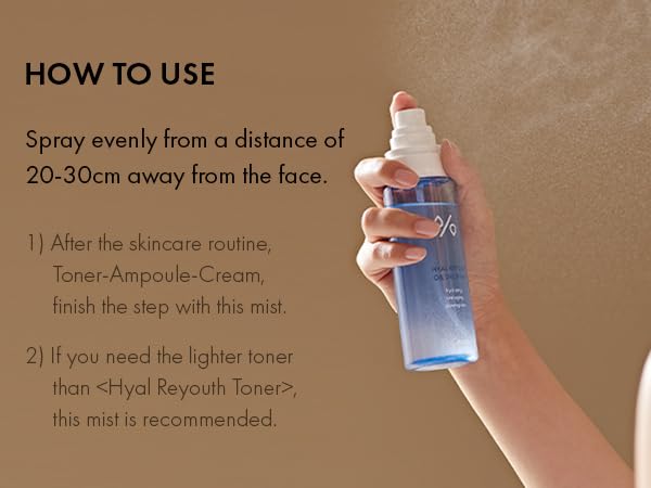 leegeehaam Dr.Ceuracle Hyal Reyouth Oil Drop Mist (125ml / 4.22 fl. oz.) - Facial Serum Mist with Hyaluronic Acid, Panthenol, Fructan, Soothing and Hydrating for All Skin Types-VivaGrace Women