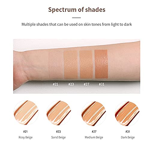 MIZON Snail Repair Blemish Balm, Multifunctional BB Cream with Snail Mucus Filtrate, Skin Care and Makeup Coverage, Strenghtens Skin Elasticity, Improves Fine Wrinkles (#27)-VivaGrace Women