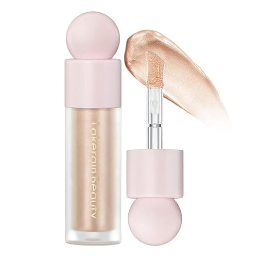 GECOMO Liquid Contour Beauty Wand Face Highlighter Bronzer Makeup Stick, Dewy Finish, Moisturizing Silky Smooth Texture 0.25 Oz/ 7.5ml - 02 STARLIGHT-VivaGrace Women